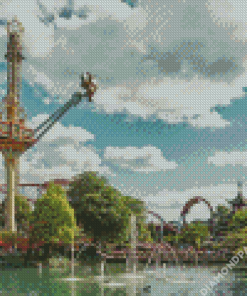 Tivoli Gardens Park Diamond Painting