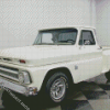 White 64 Chevy Diamond Painting