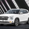 White Hyundai Creta Diamond Painting