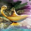 Aesthetic Genie Lamp Diamond Painting