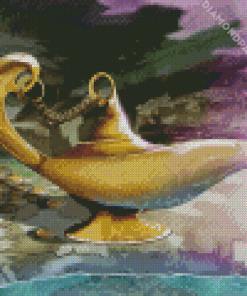 Aesthetic Genie Lamp Diamond Painting