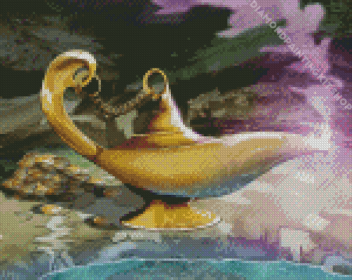 Aesthetic Genie Lamp Diamond Painting