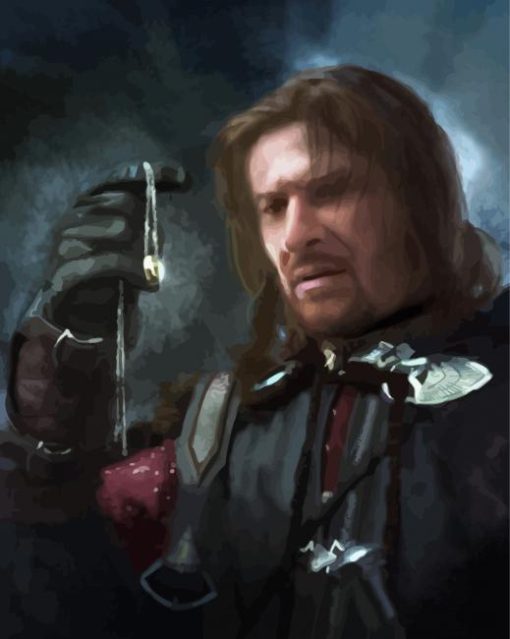 Aesthetic Boromir Diamond Painting