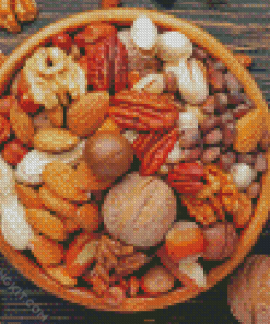 Aesthetic Seeds And Nuts Art Diamond Painting