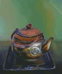 Aesthetic Tea Pot Art Diamond Painting