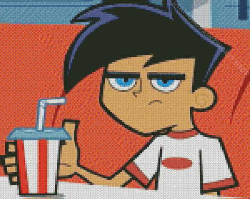 Aesthetic Danny Phantom Diamond Painting