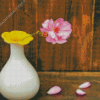 Aesthetic Pink Single Rose In Vase Diamond Painting