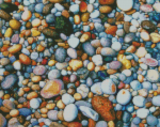 Beach Stones Diamond Painting