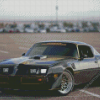 Black Pontiac Firebird Diamond Painting