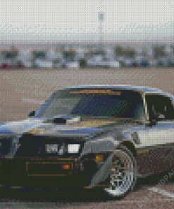 Black Pontiac Firebird Diamond Painting