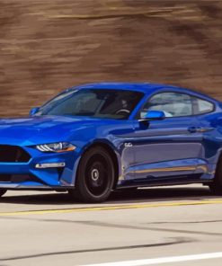 Blue 2018 GT Mustang Diamond Painting