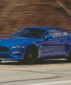 Blue 2018 GT Mustang Diamond Painting