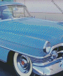 Blue Classic 1950s Cadillac Diamond Painting