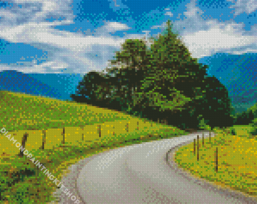 Cades Cove Road Diamond Painting