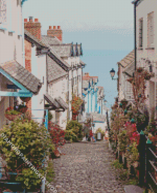 Clovelly Village Diamond Painting