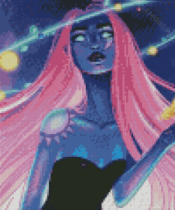 Cool Universe Girl Diamond Painting