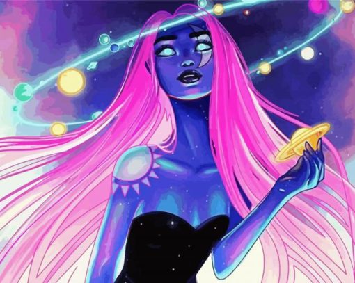 Cool Universe Girl Diamond Painting