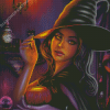 Cute Halloween Witch Diamond Painting