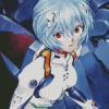 Cute Rei Ayanami Diamond Painting