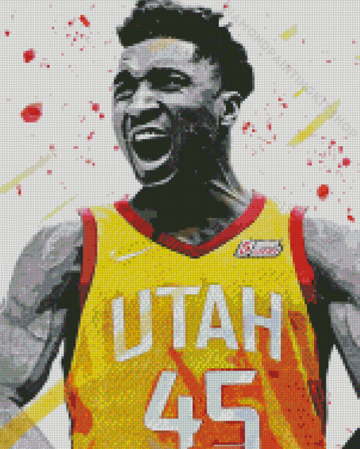 Donovan Mitchell Diamond Painting