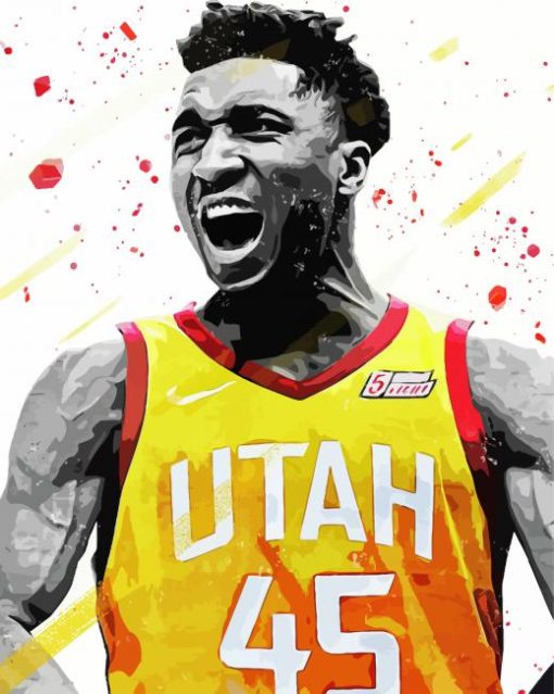 Donovan Mitchell Diamond Painting