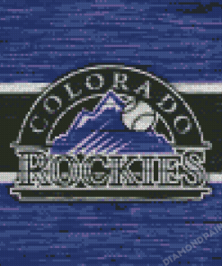 Baseball Logo Colorado Rockies Diamond Painting