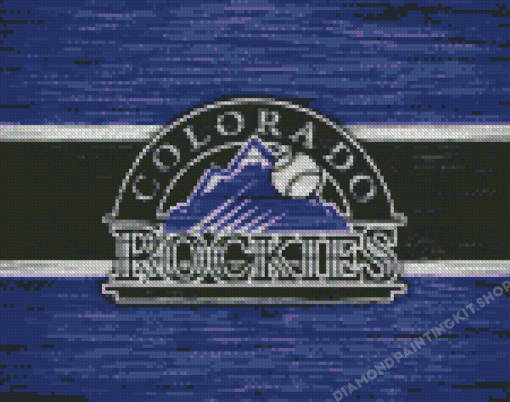 Baseball Logo Colorado Rockies Diamond Painting