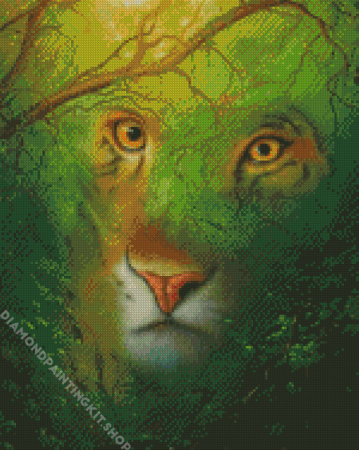 Tiger Eyes Nature Diamond Painting