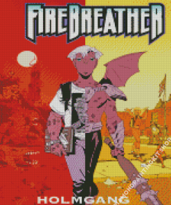 Firebreather Comic Poster Diamond Painting