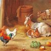 Goats Chickens Diamond Painting