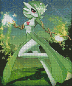 Green Gardevoir Diamond Painting