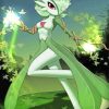 Green Gardevoir Diamond Painting