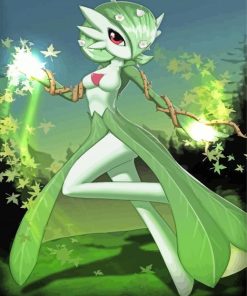 Green Gardevoir Diamond Painting