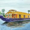 House Boat Art Diamond Painting