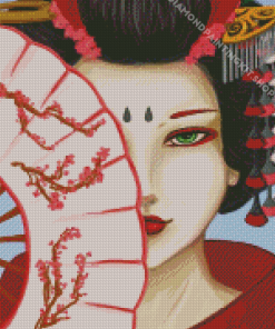 Modern Japanese Geisha Diamond Painting