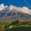 Mount Taranaki Landscape Diamond Painting