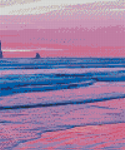 Oregon Coast Sunset Diamond Painting