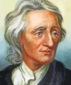 Portrait John Locke Art Diamond Painting