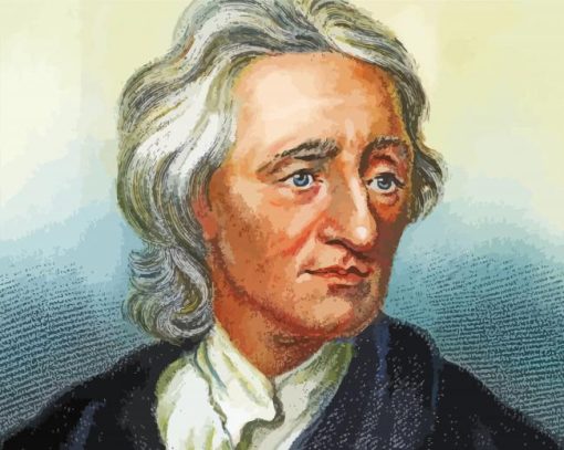 Portrait John Locke Art Diamond Painting