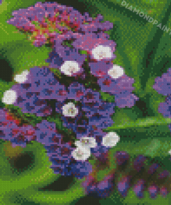 Purple Statice Plant Diamond Painting