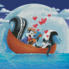 Romantic Pepe Le Pew Diamond Painting