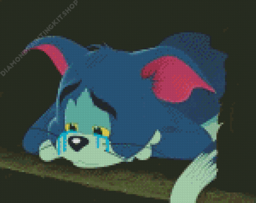 Sad Tom Crying Diamond Painting