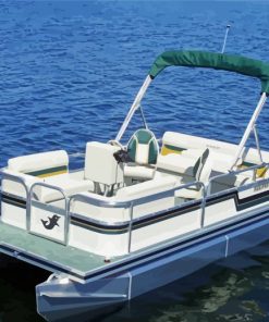 Sport Pontoon Boat Diamond Painting