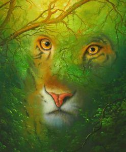 Tiger Eyes Nature Diamond Painting