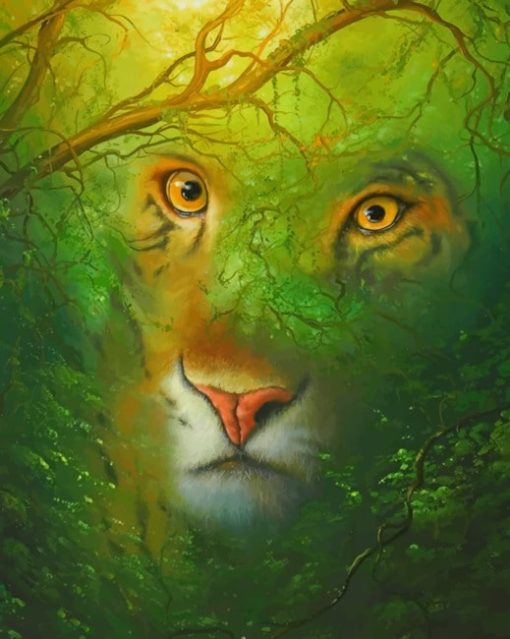 Tiger Eyes Nature Diamond Painting