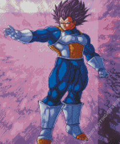 Ultra Ego Vegeta Character Diamond Painting