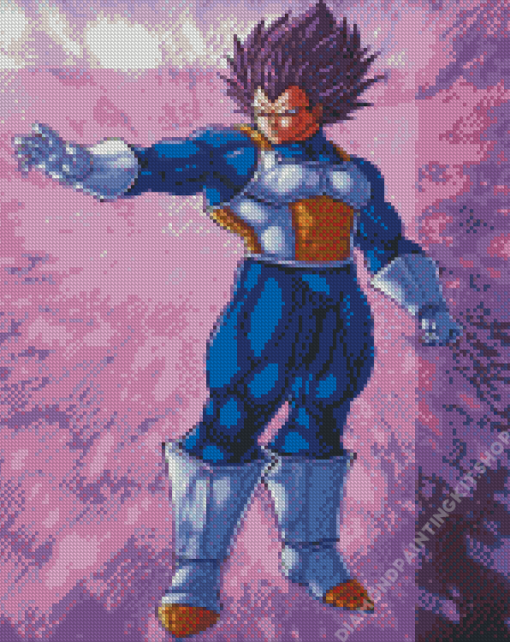 Ultra Ego Vegeta Character Diamond Painting