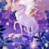 White Unicorn Dragon Diamond Painting