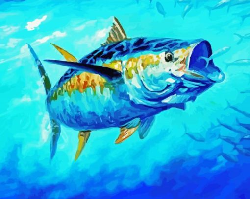 Yellow Fin Tuna Diamond Painting