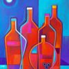 Abstract Bottles Still Life Diamond Painting